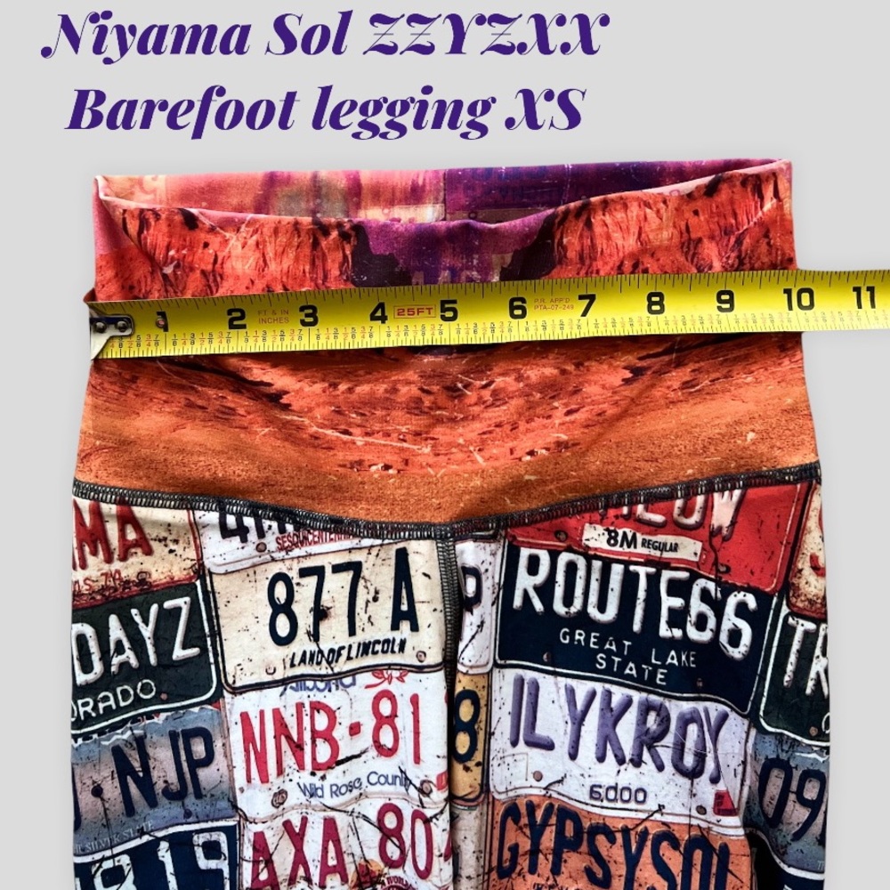 *****SOLD*****Niyama Sol ZZYZX High Waist Barefoot Legging XS EUC - Picture 5 of 10
